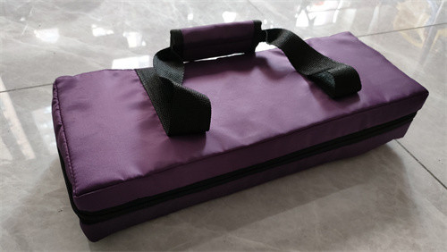 Quartz Crystal Tuning Fork Set with purple Wear- resistant oxford fabric and 5.hickened protect layer