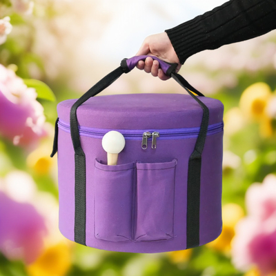 Crystal Crystal Singing Bowl Padded Canvas Carrying Case