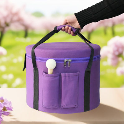 Crystal Crystal Singing Bowl Padded Canvas Carrying Case