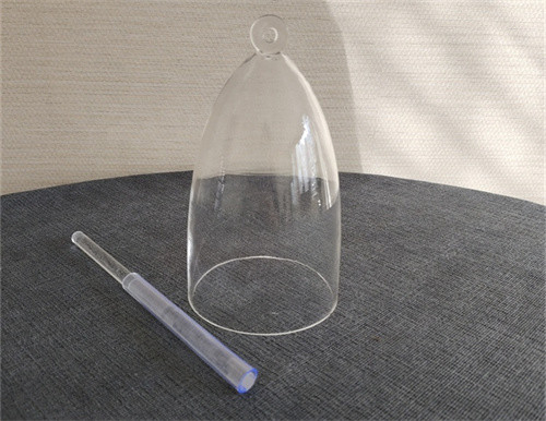 Quartz glass bell jar