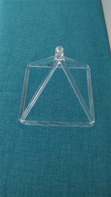 Quartz crystal singing pyramid for harmonic healing and balance with divine sound