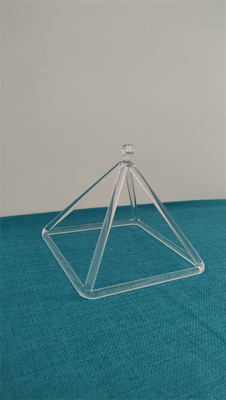 High Quality Chakra Balancing Pyramide Cristal Triangles Sound Healing Quartz Crystal Singing Pyramid