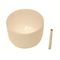 Classic frosted quartz singing bowl with mallet and orings  from 6 inch to 24 inch for sound therapy