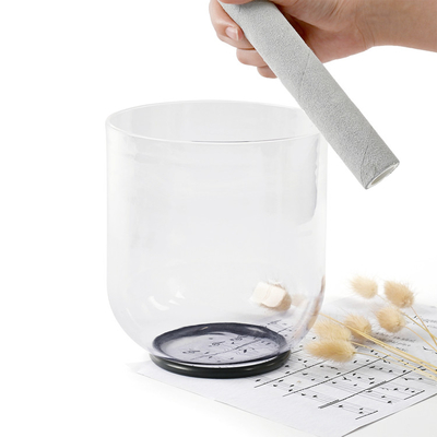 Clear Crystal Singing Bowls