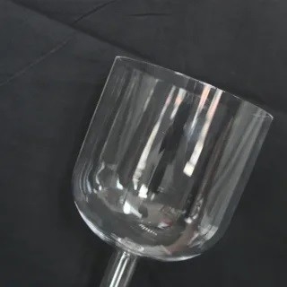 Handle Clear Crystal Singing quartz bowl from 6-8'' long lasting sound