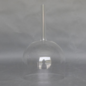 Crystal singing bowls with hollow handle