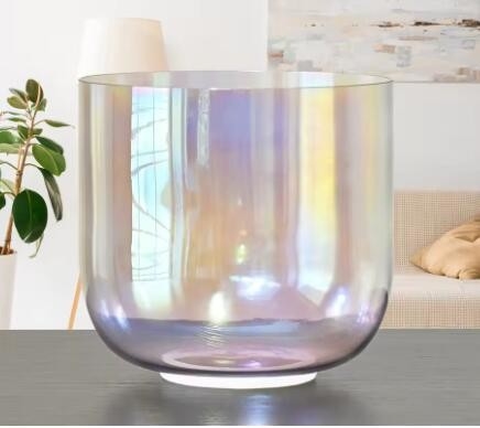 Alchemy Clear Fused  singing bowls with carrying case and mallets
