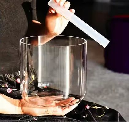 Chakra Clear crystal singing bowl for sound therapy