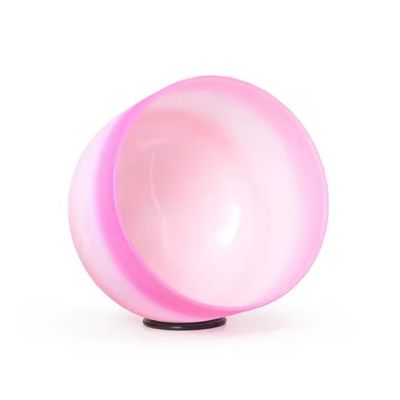 Light Gradiant Rainbow Quartz Crystal Singing Bowl 8-14 for sound healing