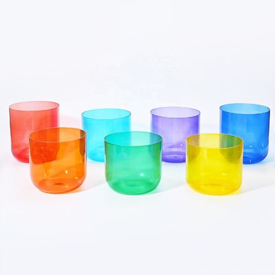 Clear Quartz Color Quartz Singing Bowls for Sound Healing free o-rings