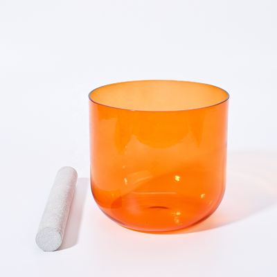 Clear Quartz Color Quartz Singing Bowls for Sound Healing free o-rings