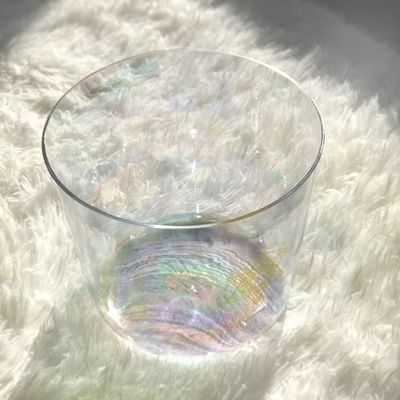 Clear Chakra Tuned Quartz Singing Bowls with high purity crystal