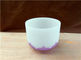 Long Lasting Sound Purple Chakra Lotus  Quartz Crystal Singing Bowls 8 inch  B 440HZ  Factory Sell Directly
