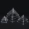 Hot Sale Crystal Quartz Singing Pyramids Healing Instrument For Sound Therapy