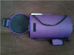 Purple 100% Cotton Carrying Case For Handle Crystal Singing Bowls Wholesale Price