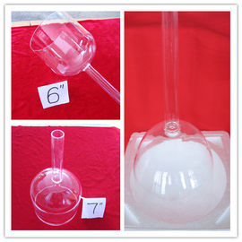Clear crystal singing bowl with hand from 6inch to 10inch