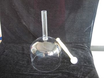 Clear crystal singing bowl 6inch to 10inch with mallet and o ring