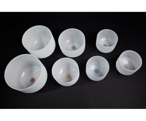 Singing quartz crystal bowls